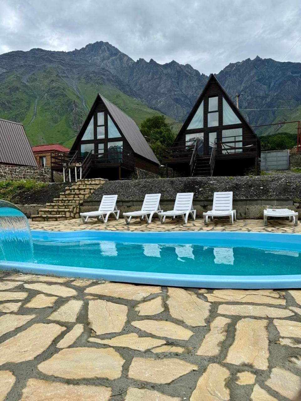 Morning Star Kazbegi Villa Bagian luar foto