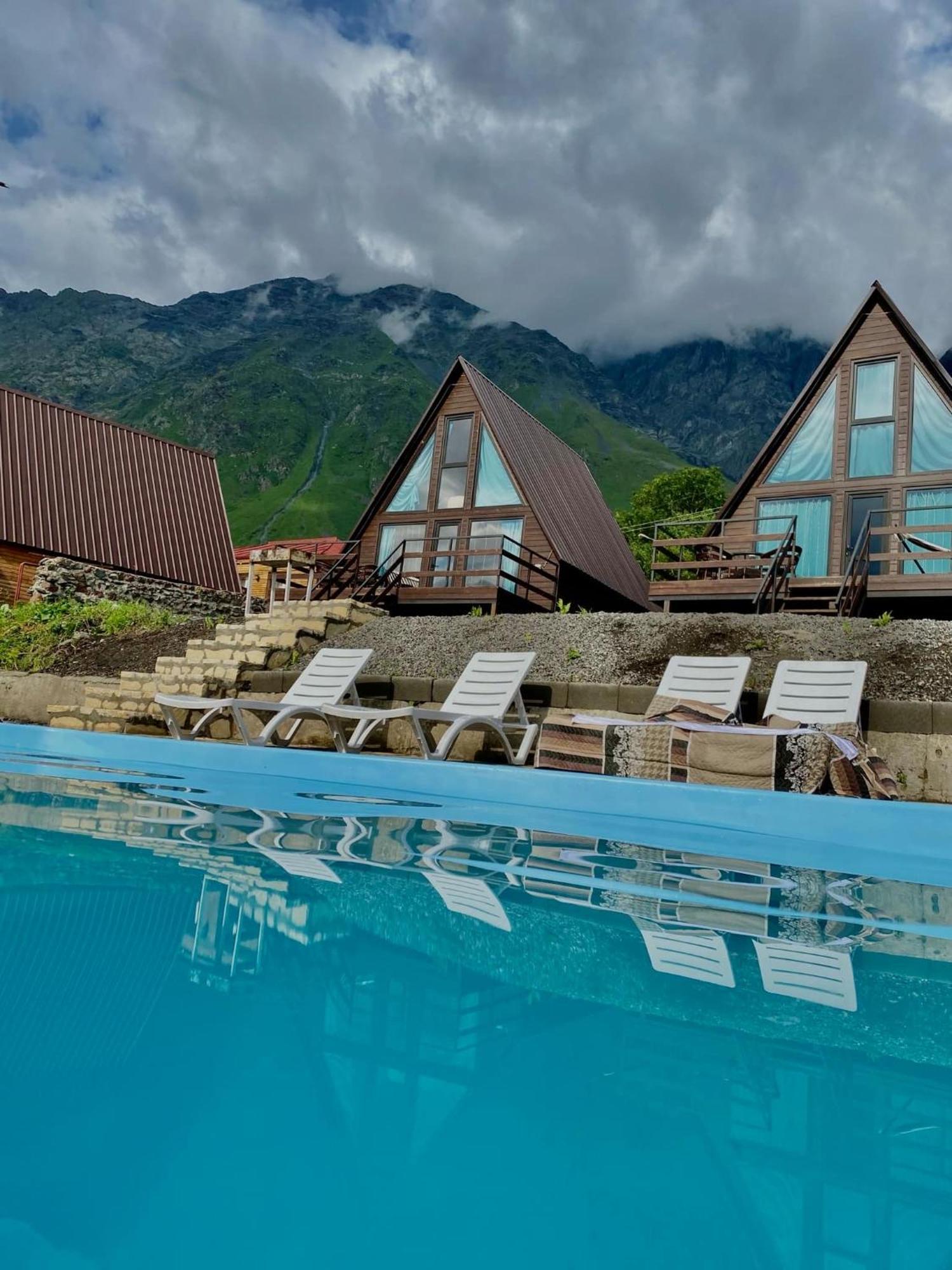 Morning Star Kazbegi Villa Bagian luar foto